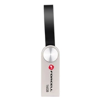 FORCELL F-DATA USB zibatmiņa Metal 16GB USB3.2 Gen 1 (USB A) sudrabaina