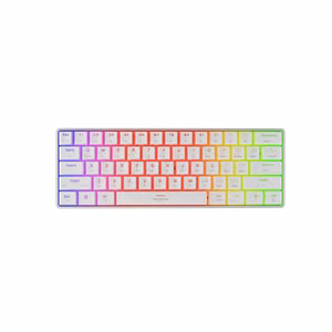 Genesis THOR 660 G2 Gaming Keyboard Wireless/Wired US Linear White RGB