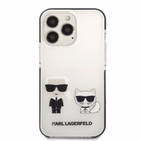 Karl Lagerfeld KLHCP13XTPEKCW Viedtālruņa apvalks iPhone 13 Pro Max 6.7" - balts (m) Karl&Choupette