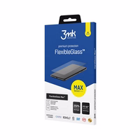 3mk FlexibleGlass Max melns Hybrid Stikls for iPhone Xs Max / 11 Pro Max