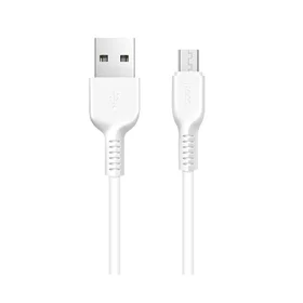 USB kabelis Hoco X20 USB-A uz MicroUSB 2.0m, balts