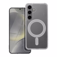 CLEAR MAG COVER viedtālruņa apvalks, saderīgs ar MagSafe, paredzēts SAMSUNG S24, caurspīdīgs