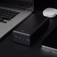 Portatīvais lādētājs SBS TTBB30000PD20K 30000 mAh 2 x USB-C 2 x USB-A - melna