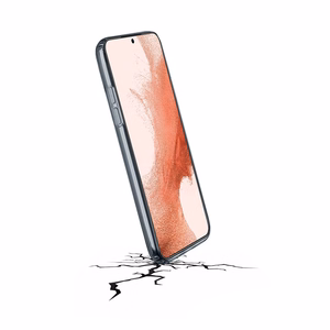 Cellularline Clear Strong vāciņš ierīcei Samsung Galaxy S23+, ar integrētu antibakteriālu sastāvu, caurspīdīgs