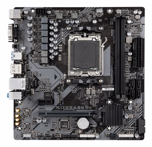 GIGABYTE B650M S2H mātesplate - AMD Ryzen 9000 Series CPUs, 5+2+2 Phases VRM, up to 6400MHz DDR5 (OC), 1xPCIe 4.0 M.2, GbE LAN, USB 3.2 Gen 1