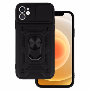 Чехол Slide Camera Armor для Iphone 12 чёрный