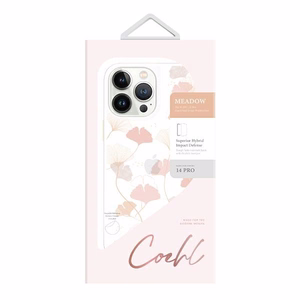 Uniq Coehl Meadow viedtālruņa apvalks iPhone 14 Pro - rozā