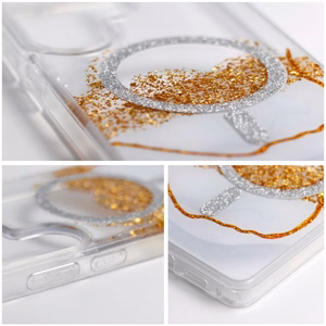 Ar MagSafe saderīgs Golden maciņš Samsung S26 ULTRA, balts