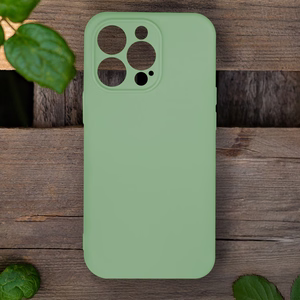 Silicon maciņš for iPhone 17 6,3" pistachio