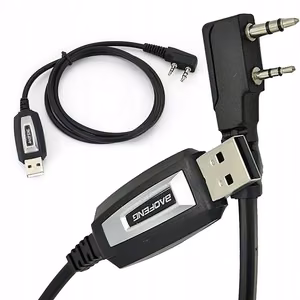 Baofeng USB programmēšanas kabelis UV-5R, BF-888S, UV-S9 Plus, UV-13/16/17/21 radio iekārtām ar K-tipa spraudni