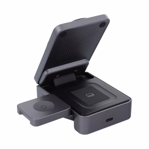 Bezvadu charging station Forcell 3in1 (F-05) (MagSafe) (Phone; Pods; Watch) 15W