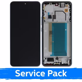 LCD displejs saderīgs ar Xiaomi 13T (13T Pro) ar rāmi / Alpine Blue / (Service Pack)