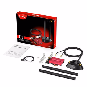 Cudy WE9300S tīkla karte iekšējā WLAN / Bluetooth 5765 Mbit/s