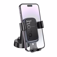 HOCO gravitācijas automašīnas turētājs paneļa H81 melns metālisks pelēks