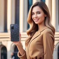 Crystal Glitter viedtālruņa apvalks Samsung Galaxy S20 FE/Lite sudraba