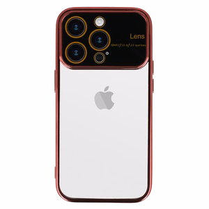 Objektīva apvalks (m) telefonam iPhone 14 Pro - raudonas krāsas
