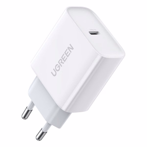 Ugreen USB lādētājs Power Delivery 3.0 Quick Charge 4.0+ 20W 3A balts (60450)