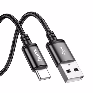 Cable USB A to USB C Hoco 3A 2 m X89 black