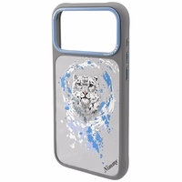 Nimmy Pantera Magnētiskais viedtālruņa apvalks iPhone 17 Pro - gaiši pelēks