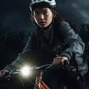 Rockbros RHL1500 priekšējais velosipēda lukturis 5000mAh 1500lm IPX6 - melns