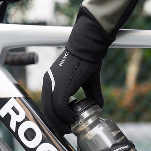 Rockbros Full Waterproof Cycling Gloves, Size: L/XL - Black