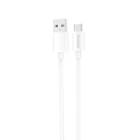 Dudao L4ST USB-A / USB-C kabelis 2A 1m - balts