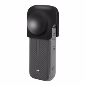 PULUZ silikona objektīva vāciņš Insta360 X4 / X5 (melns)