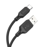 Kabelis USB-A uz USB-C Hoco 3A 1 m X90 melns