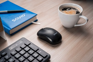 Savio KB-02 tastatūra mājas/birojs USB QWERTY melna