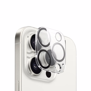 Crong Lens Shield kameru lēcu aizsargstikls ierīcei iPhone 15 Pro / 15 Pro Max