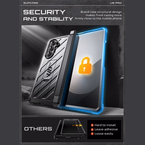 Supcase Unicorn Beetle Pro viedtālruņa apvalks Samsung Galaxy Z Fold 7 - melns