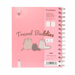 Планер Pusheen на 2019/2020 год, 15,5 × 19 см
