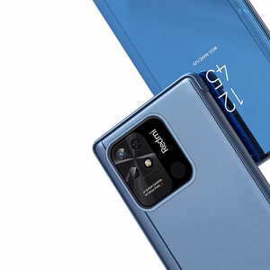 Viedtālruņa apvalks Clear View Xiaomi Redmi 10C flip vāciņu melns