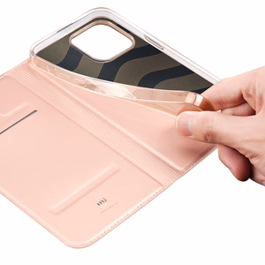 Viedtālruņa apvalks Skin Pro Wallet Case iPhone 15 Pro - rozā