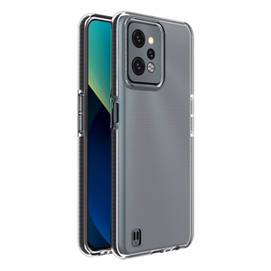 Чехол Spring для Realme C31 силиконовый с рамкой чёрный