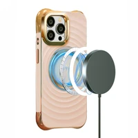 Circle Glam Mag korpuss priekš iPhone 16 Plus 6,7" rozā krāsā