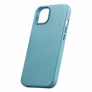 iCarer Litchi Premium ādas viedtālruņa apvalks iPhone 14 Plus Magnētiskais ādas apvalks ar MagSafe Zaļš (WMI14220711-GN)
