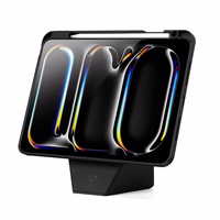 Dux Ducis Vers maciņš iPad Pro 11" (2024/2025) ar statīvu un Apple Pencil turētāju melns