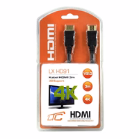 Kabelis HDMI-HDMI (v2.0 | 4K | 3 m) melns