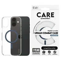 CARE by PanzerGlass Flagmanis viedtālruņa apvalks iPhone 16 Plus 6.7" zils/zils Magnētiskais 1367