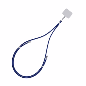 3mk EasyClip tālruņa aukliņa, tumši zila (sudraba krāsas furnitūra)
