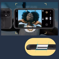 Caseology Parallax viedtālruņa apvalks Samsung Galaxy S23 FE - matēts melns