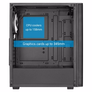Aerocool PGS Designer-G-BK-V1 datora korpuss