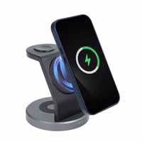 LEATHER MAG COVER viedtālruņa apvalks SAMSUNG S25 PLUS indigo zils