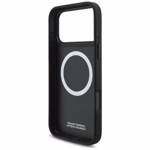 BMW M Perforated Stripe Logo MagSafe Case for iPhone 17 Pro Max - Navy Blue