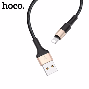 USB cable Hoco X26 Lightning 1.0m black-gold