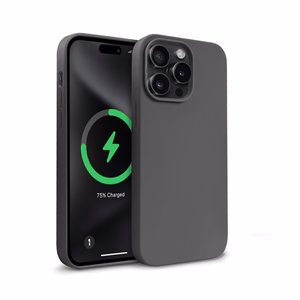 Crong Color Cover Magnetic MagSafe vāciņš ierīcei iPhone 15 Pro, titāna krāsā