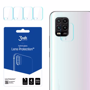 Hibrīda stikls 3MK Hibrīda stikls kameras XIAOMI MI 10 LITE 5G priekš kamerai 4 gab.
