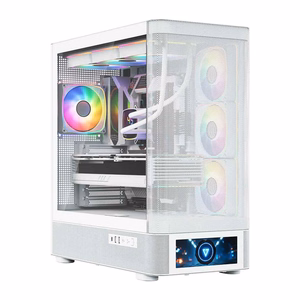 MODECOM Volcano AQ500 ARGB Midi balts