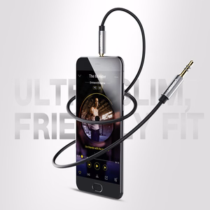Ugreen AV119 10733 audio kabelis mini jack 3.5mm / mini jack 3.5mm 1m melns